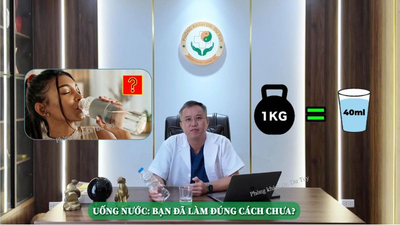 Uống nước đúng cách - Bí quyết khỏe đẹp mỗi ngày