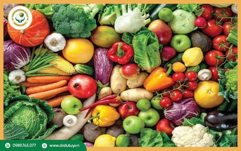Thực phẩm giàu chất xơ và nước