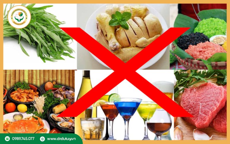 Vết thương loét lâu lành thì nên kiêng gì?