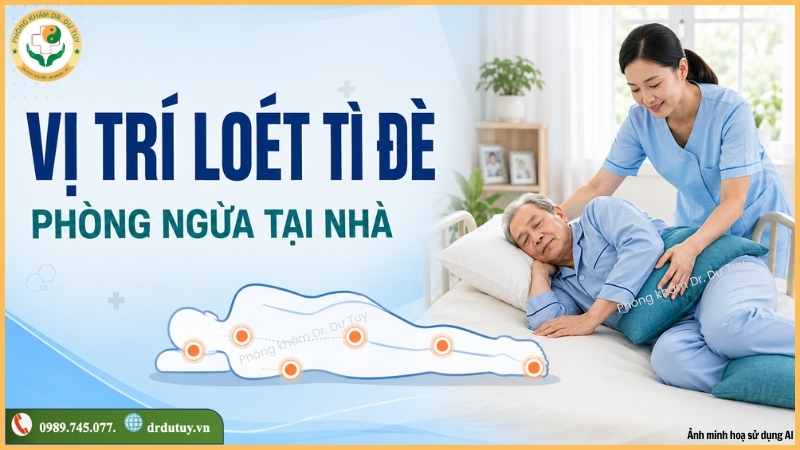 Vị trí loét tì đè và cách phòng ngừa hiệu quả tại nhà