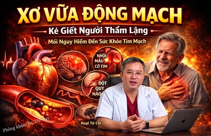 Xơ vữa động mạch – “Kẻ giết người thầm lặng” đứng sau hàng loạt bệnh tim mạch nguy hiểm